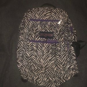 Zebra Jansport backpack!